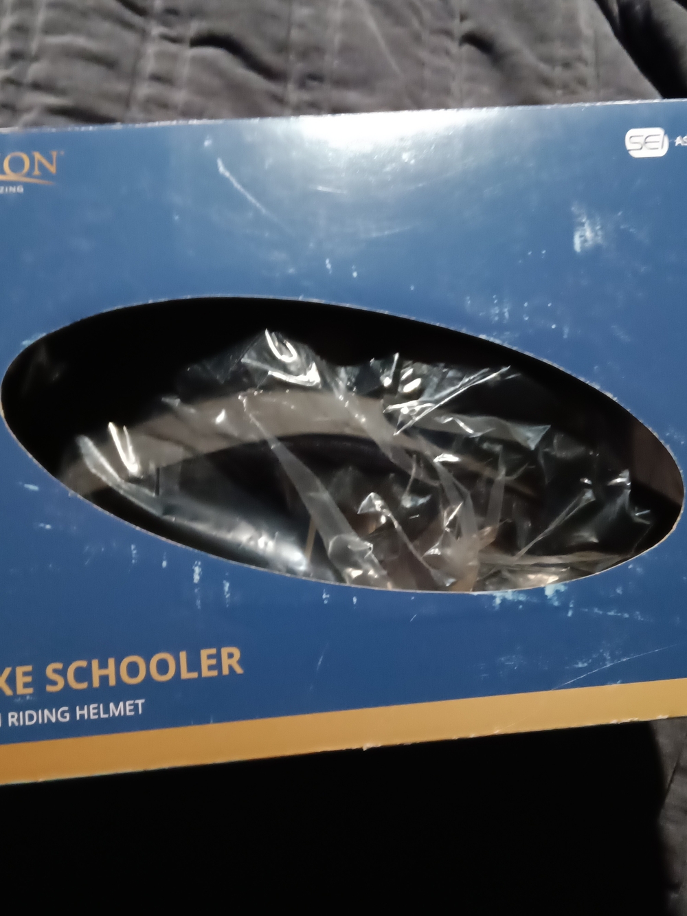 Deluxe Schooler Equestrian Helmet - Dark Grey